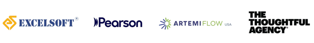 Excelsoft, Pearson, ArtemiFlow USA, and The Thoughtful Agency
